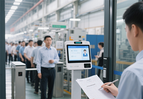 思卡乐工厂访客系统让“人”这道关口先智能起来